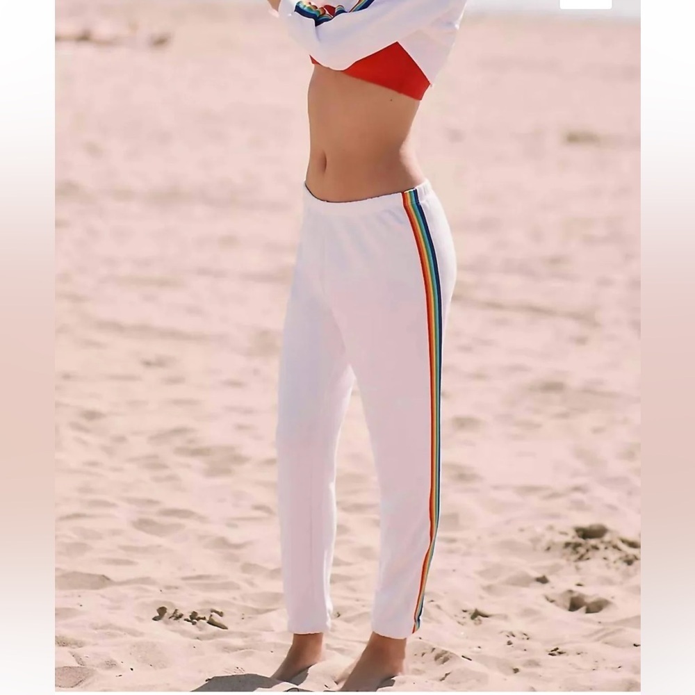 Spiritual Gangster Rainbow Luna Sweatpants Size Small